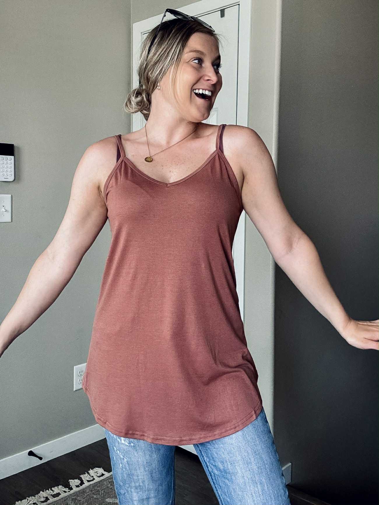Parker V-Neck Tunic Tank