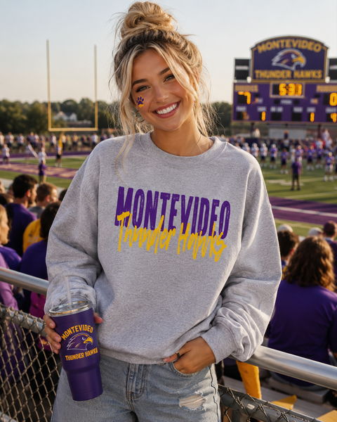 PREORDER Spiritwear Crewneck Sweatshirt - Montevideo Thunder Hawks