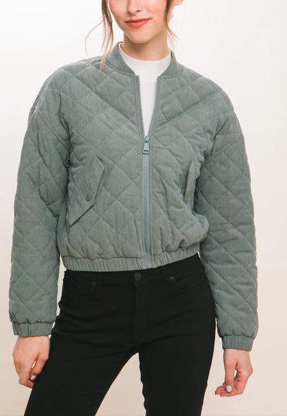 Vinny Corduroy Bomber Jacket