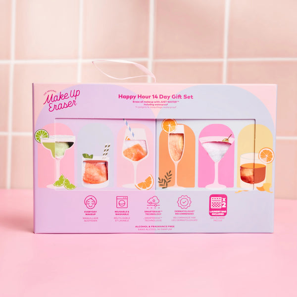 Happy Hour 14 Day Makeup Eraser Gift Set