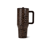 HydroJug 40 oz Traveler Tumbler - Brown Leopard