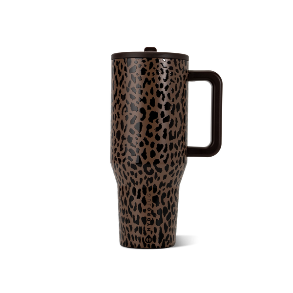 HydroJug 40 oz Traveler Tumbler - Brown Leopard