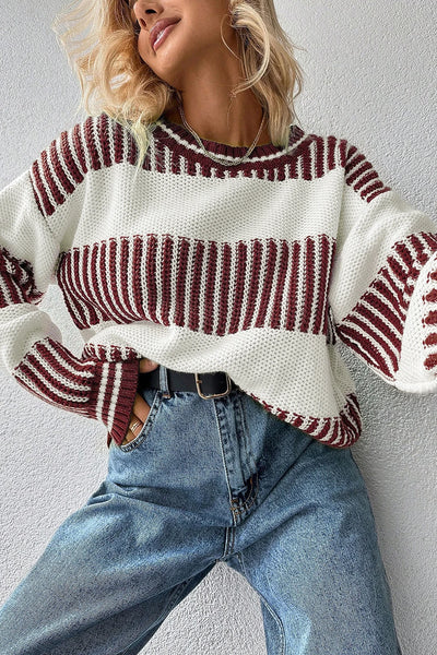 Clarke Two Tone Stripe Sweater