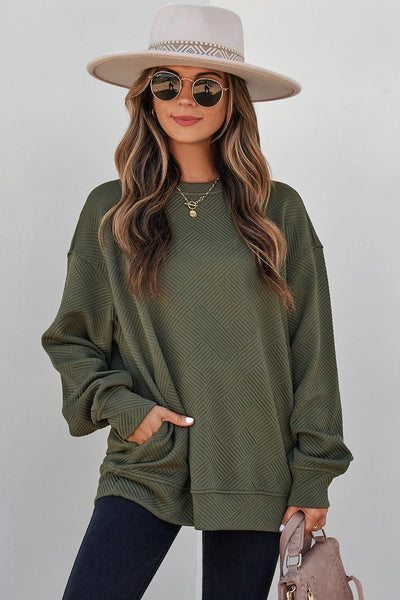 PREORDER Sway Textured Pullover Sweatshirt