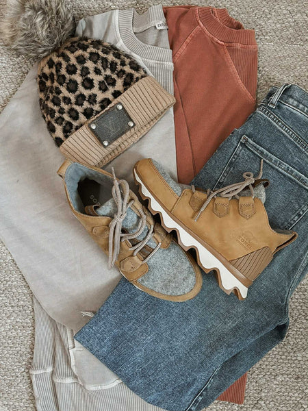 Shea Crewneck Sweatshirt - Rust