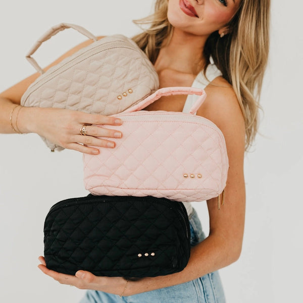PREORDER Martha Quilted Cosmetics Bag