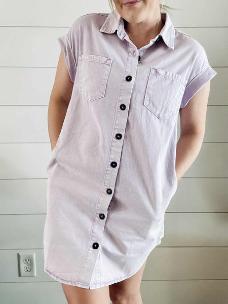 Alessia Denim Dress - SIZE MEDIUM