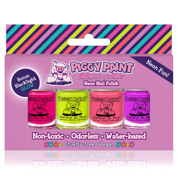 Neon Box Piggy Paint Set