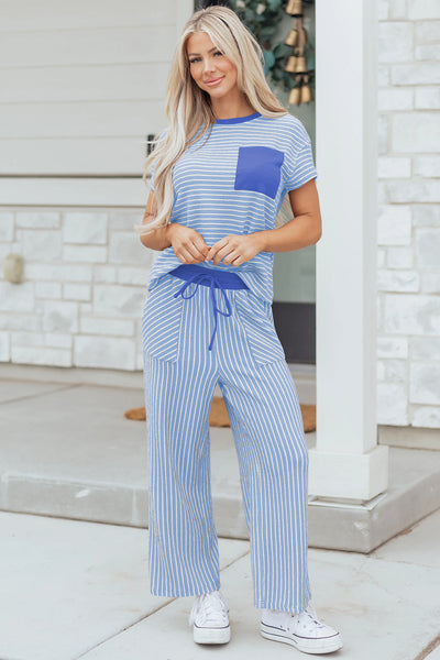 PREORDER Pamela Stripe Lounge Set