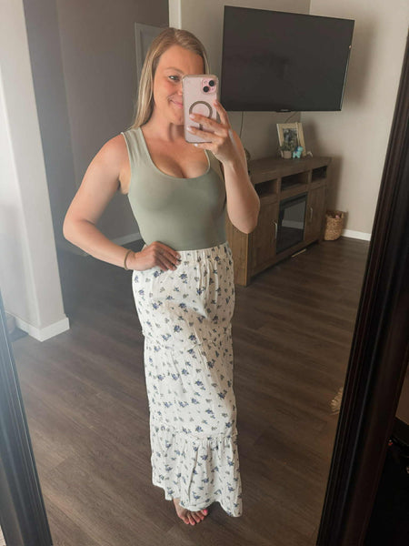 Celia Floral Maxi Skirt - SIZE SMALL