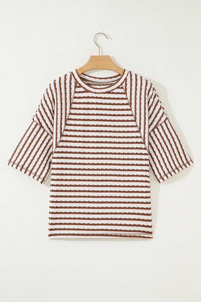 PREORDER Mabel Textured Stripe Tee
