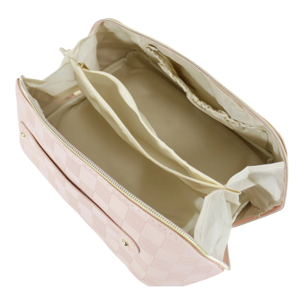 Signature Check Makeup Bag