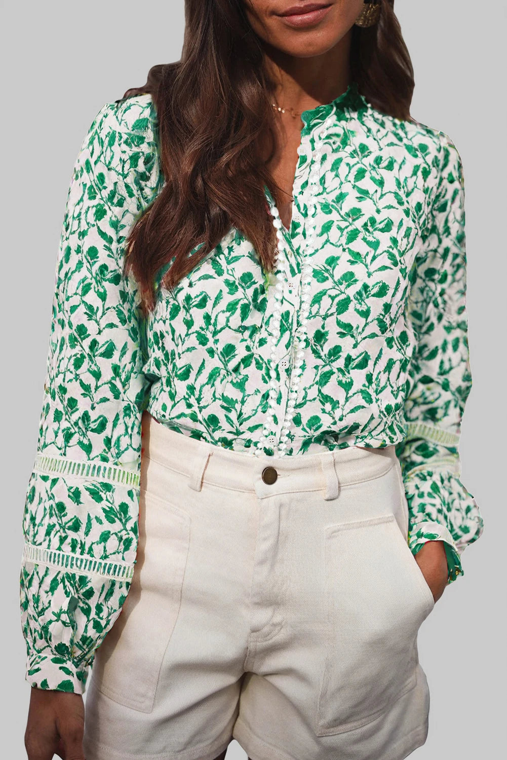 Maggie Button Down Blouse - SIZE MEDIUM