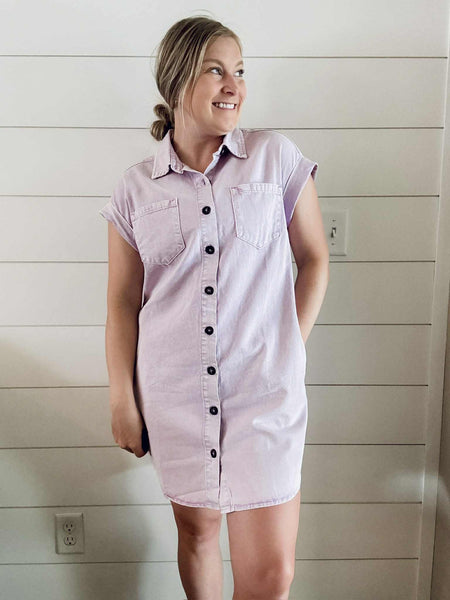 Alessia Denim Dress - SIZE MEDIUM