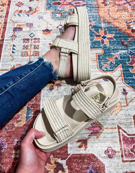 Go For It Raffia Sandals