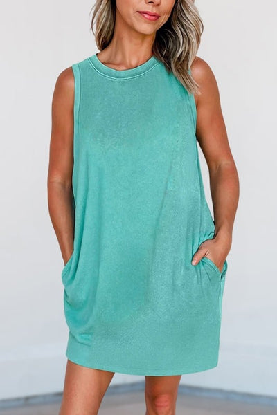 Landry Mineral Wash Tank Dress - SIZE MEDIUM