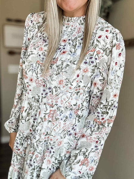 Carys Floral Dress - SIZE SMALL