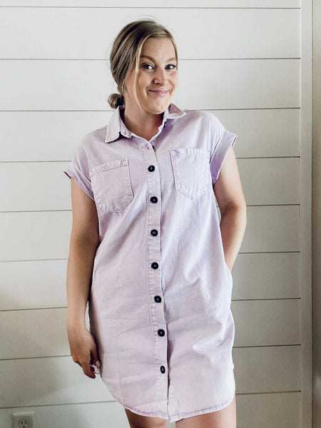 Alessia Denim Dress - SIZE MEDIUM