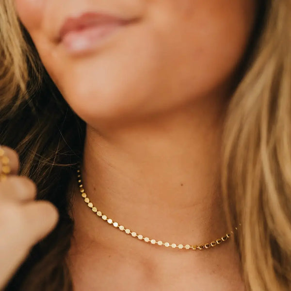 Adri Disc Chain Necklace