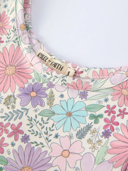 Little Wildflower Twirl Dress