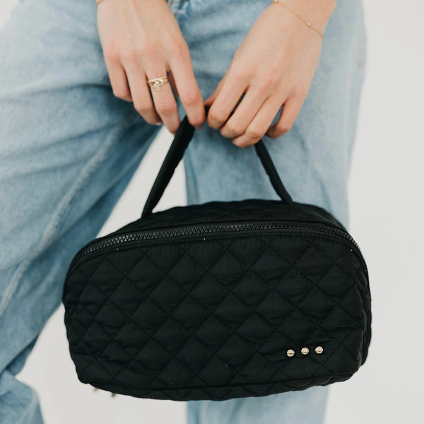 PREORDER Martha Quilted Cosmetics Bag