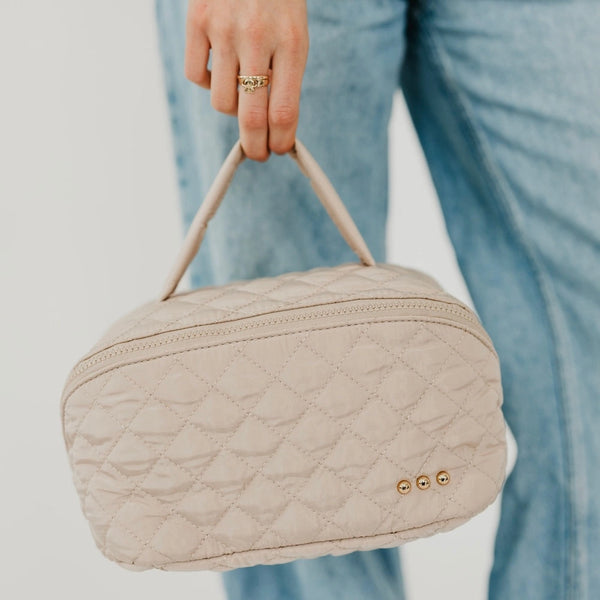 PREORDER Martha Quilted Cosmetics Bag