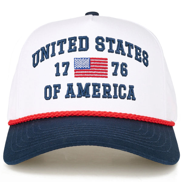 American Spirit Trucker Hat - Navy Brim