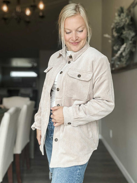 Ainsley Corduroy Shacket