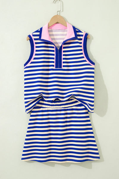 PREORDER First Serve Stripe Skort Set
