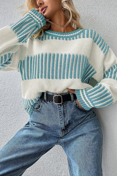Clarke Two Tone Stripe Sweater