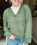 Langley Crochet Cardigan - SIZE MEDIUM