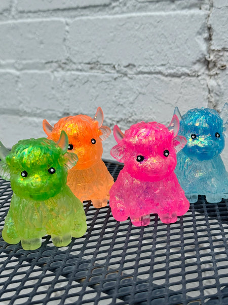 Highland Cow Squishy - Green
