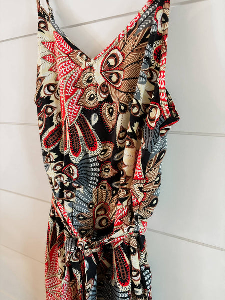Feather & Flair Jumpsuit - SIZE SMALL