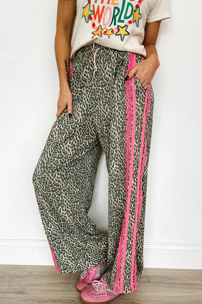 PREORDER Fierce Energy Stripe Leopard Pant