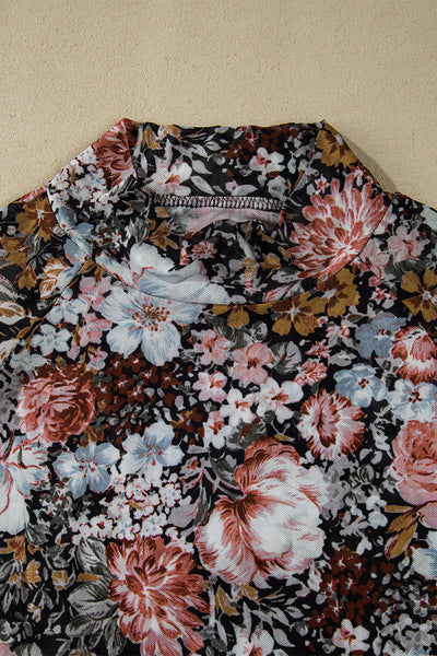 PREORDER Arielle Floral Mesh Blouse