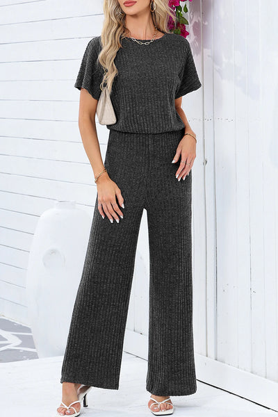 Tove Ribbed Jumpsuit - SIZE MEDIUM