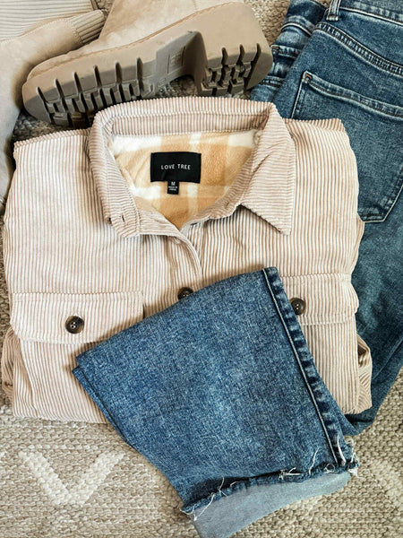 Ainsley Corduroy Shacket