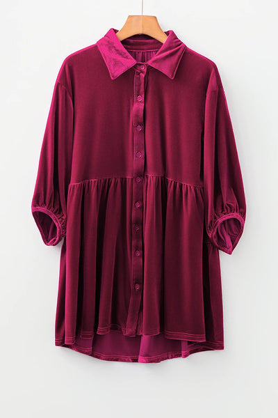 PREORDER Cressida Velvet Tunic Dress