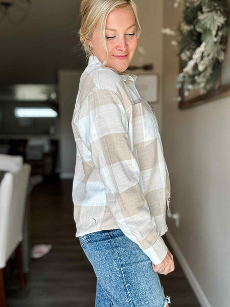 Taryn Flannel Button Up