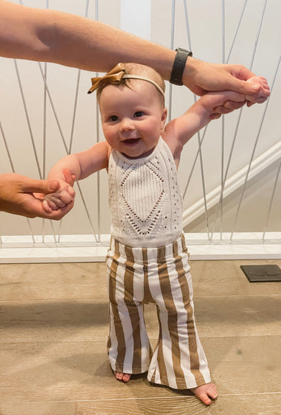 PREORDER Blakely Boho Bell Bottoms - Tan