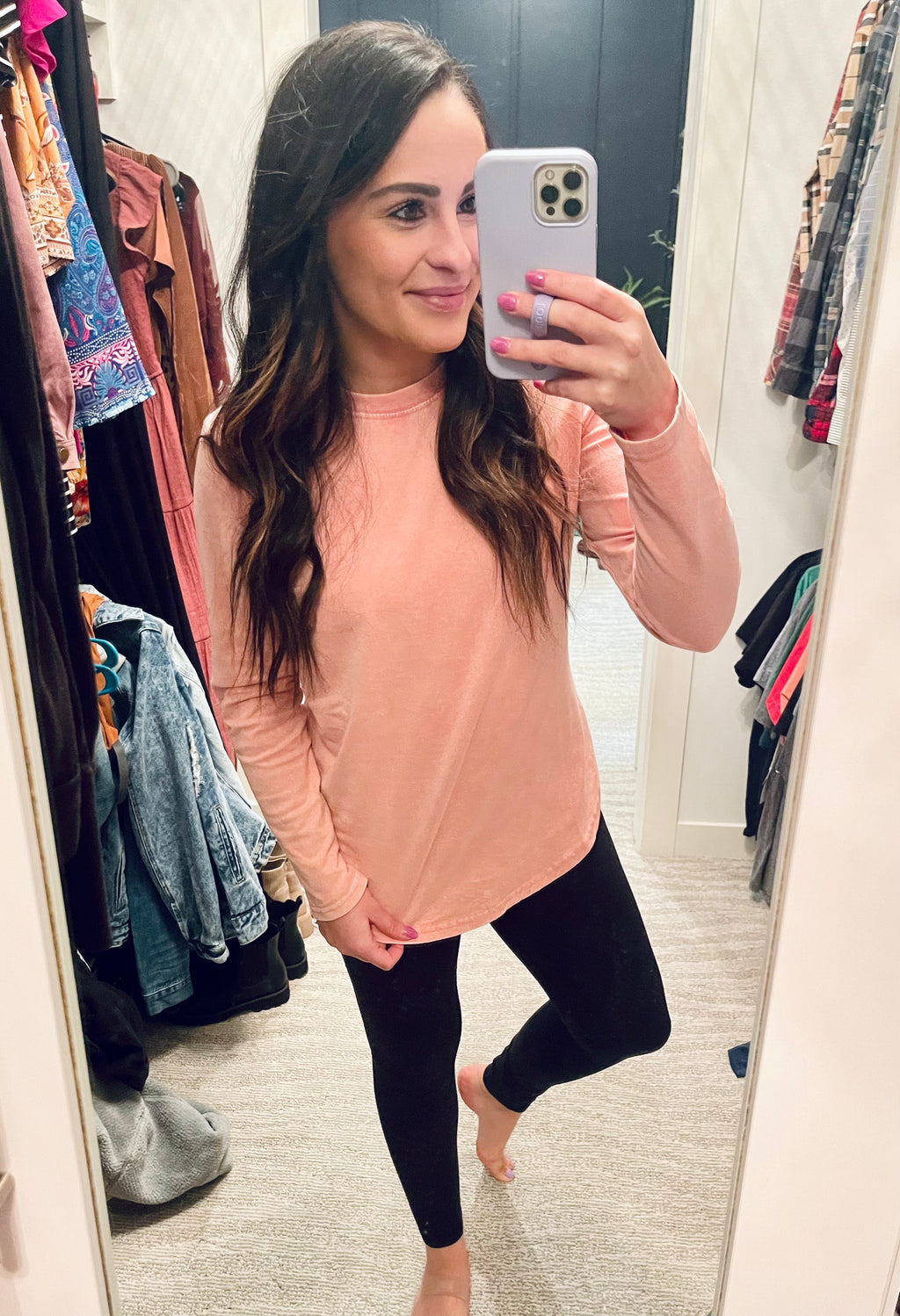 Vintage Like Vinyl Long Sleeve - SIZE XS