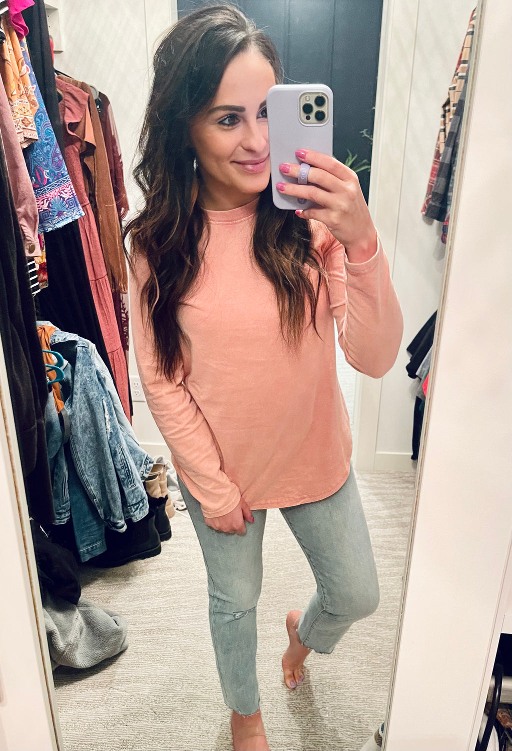 Vintage Like Vinyl Long Sleeve - SIZE XS