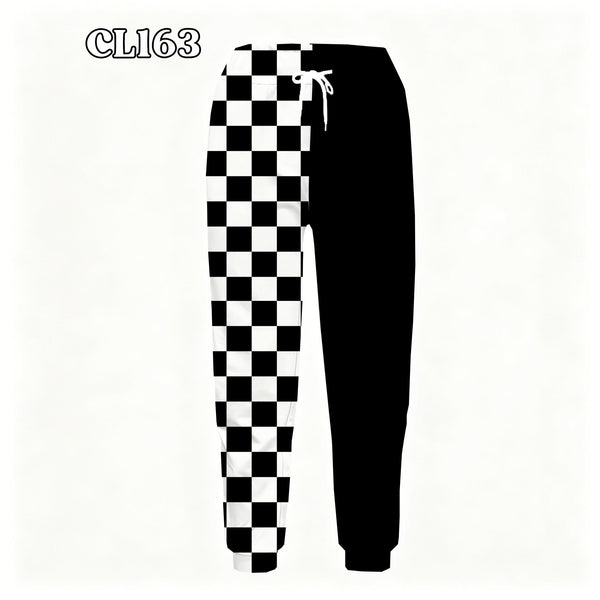 PREORDER Spiritwear Checkered Split Leg Bottom - NO TEAM