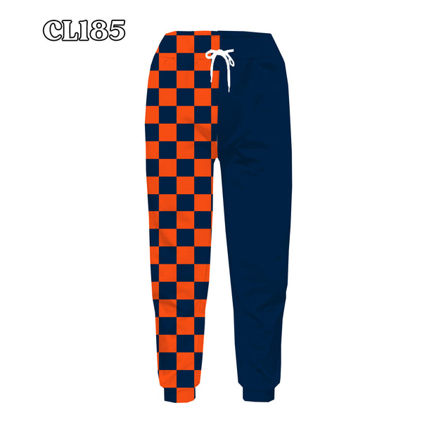 PREORDER Spiritwear Checkered Split Leg Bottom - DENVER BRONCOS
