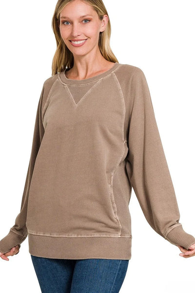 Shea Crewneck Sweatshirt - Mocha