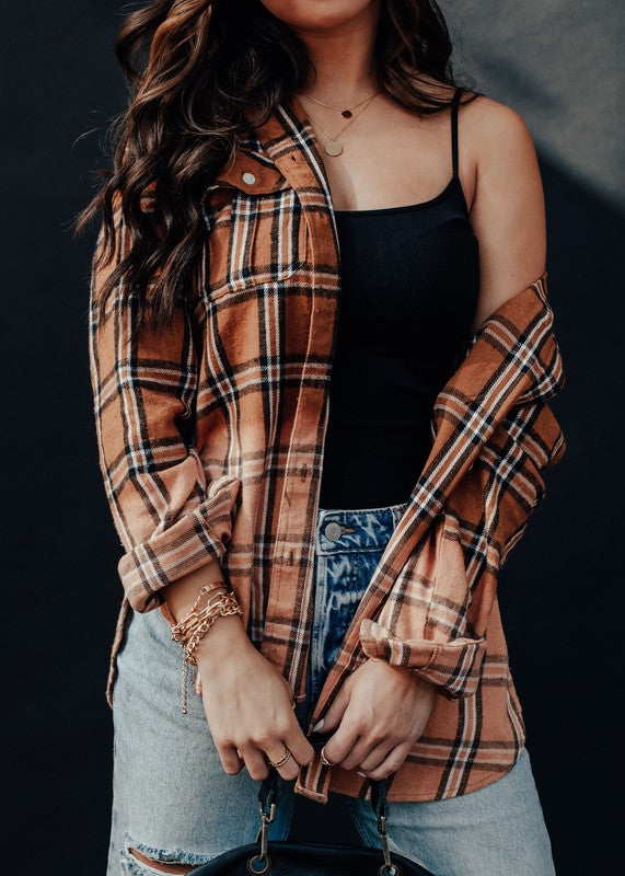 Claudia Bleached Flannel - SIZE SMALL