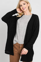 Aubray Kimono Cardigan - Black - SIZE S/M