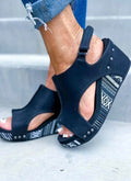 Livi II Aztec Wedge Sandals - SIZE 6.5