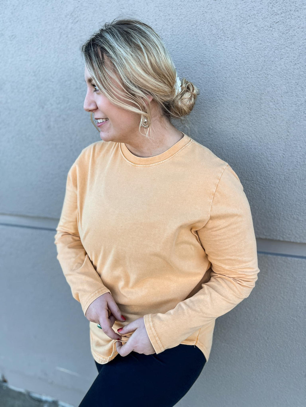 Vintage Like Vinyl Long Sleeve - SIZE XS