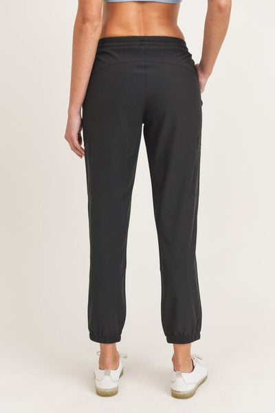 Allie Essential Joggers - Black - SIZE SMALL